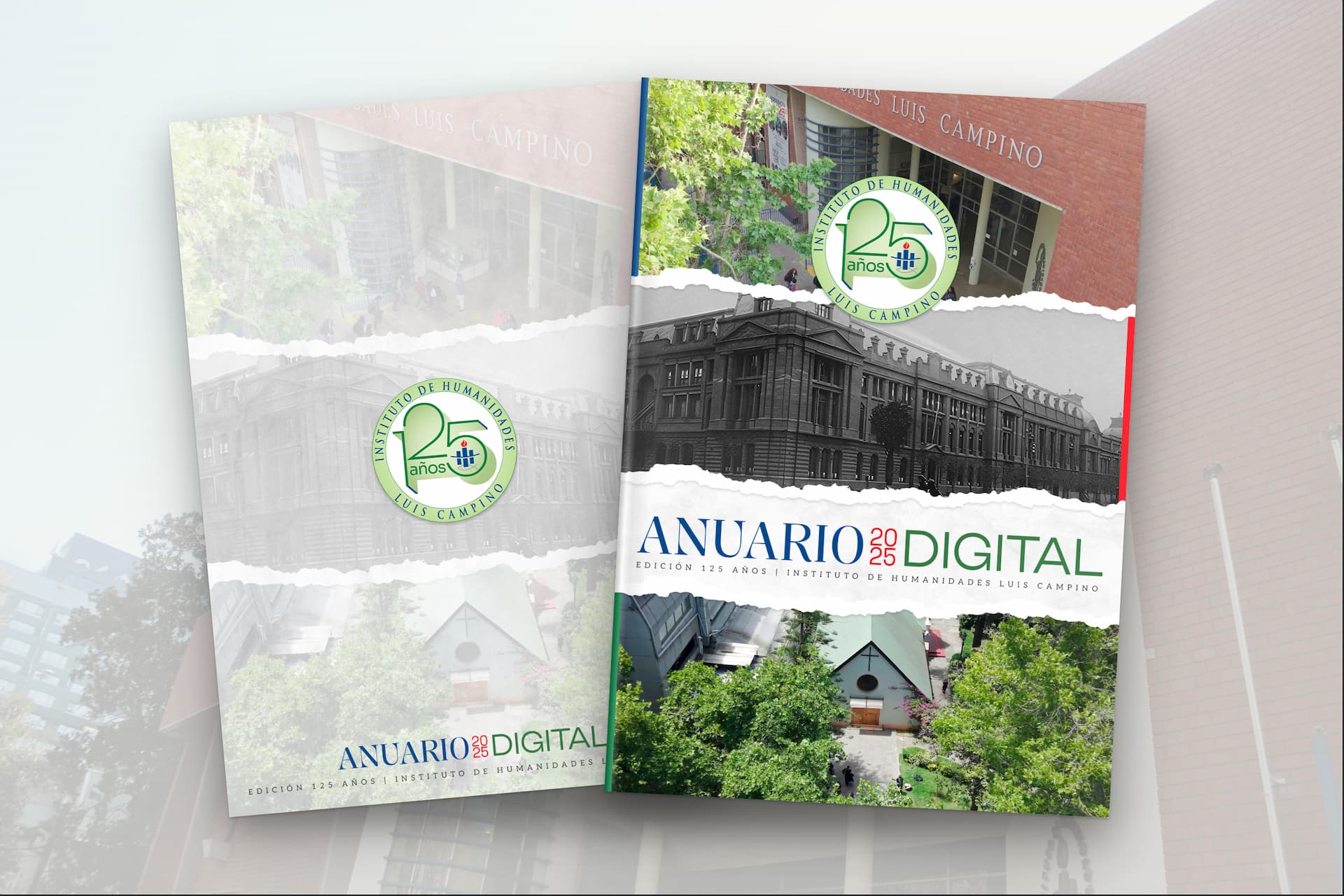Anuario digital institucional diseñado para colegio