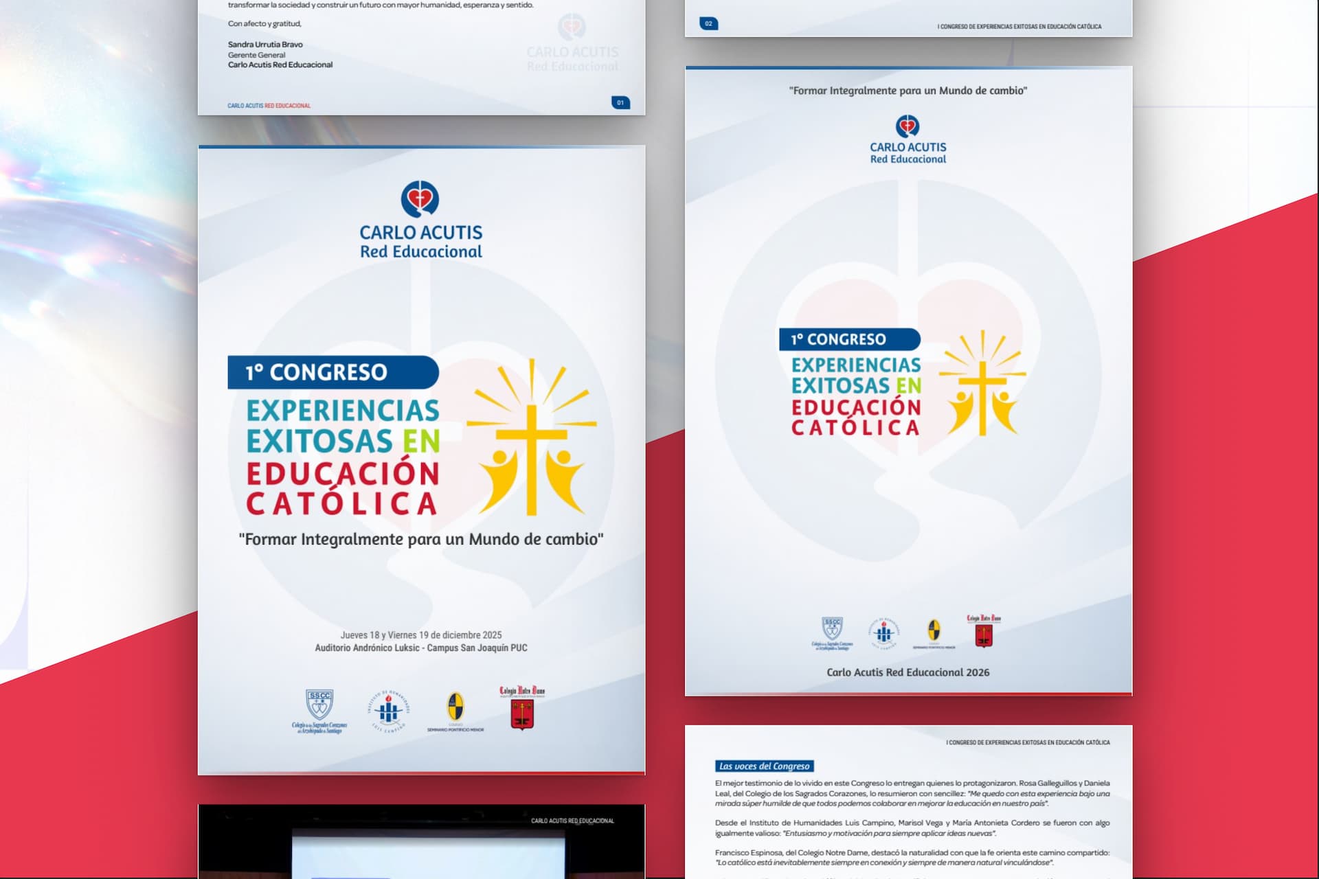 Diseño editorial de memoria institucional
